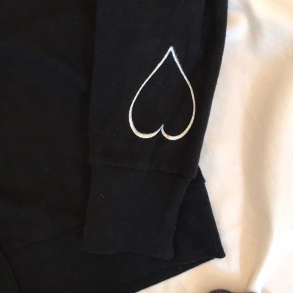 Loved Since 18 V-Neck Cardigan Button Down Size S Black - Picture 3 of 4